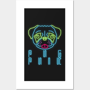 Pug Punk Posters and Art